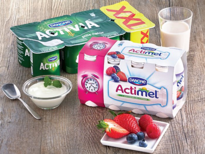 Danone joghurtok 8-as csomagban (Actimel)