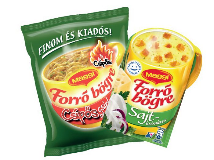 Maggi Forró bögre instant leves vagy instant tésztás leves