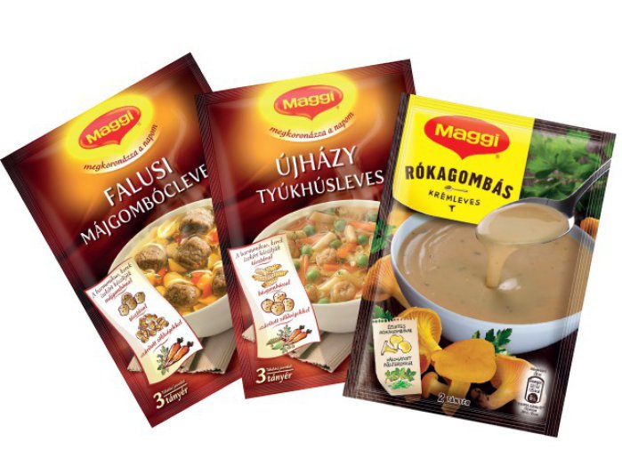 Maggi Megkoronázza a napom leves és Maggi krémleves