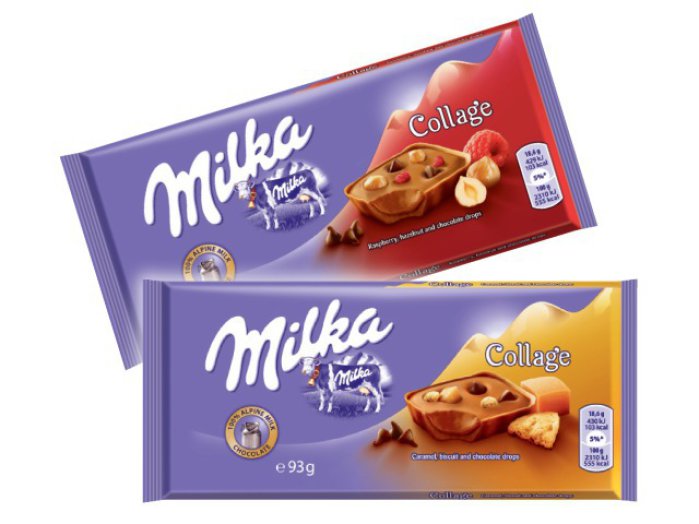 Milka Collage táblás tejcsokoládé