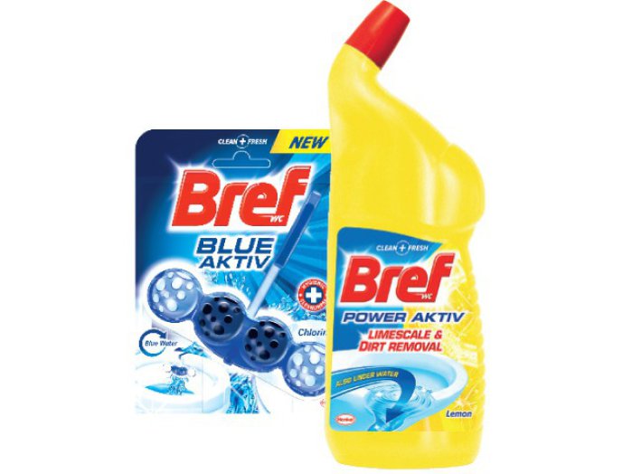 Bref Power Aktív, Blue Aktiv, Duo Aktiv WC-frissítő készülék vagy Bref WC-tisztító gél