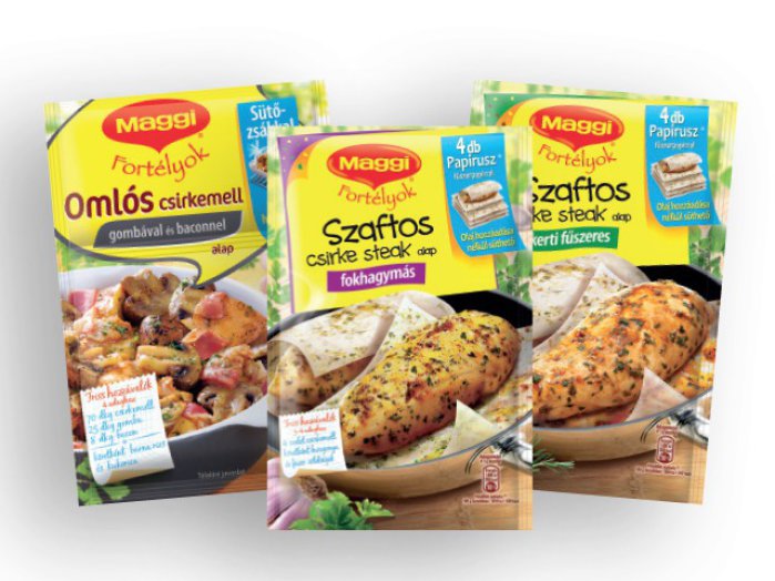 Maggi Omlós Fortélyok és Szaftos csirkesteak alap