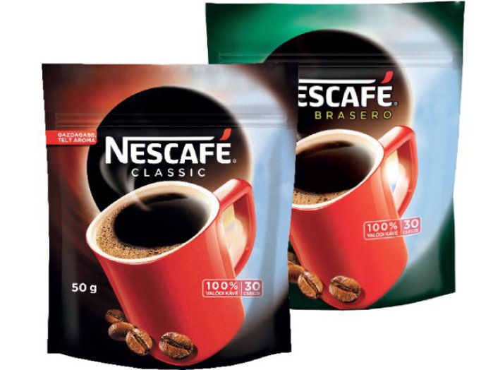 Nescafé instantkávé-utántöltő