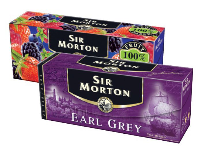 Sir Morton fekete és gyümölcstea