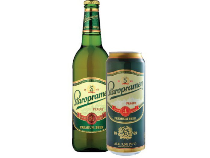 Staropramen dobozos sör