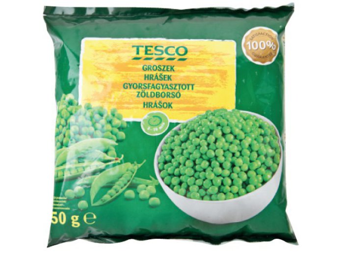 TESCO extra zsenge zöldborsó