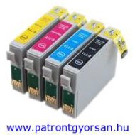 Epson T0715 utángyártott tintapatron multipack 4 szín egy dobozban chipes (Prémium minőség)