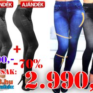 3 Db Slim'n Lift Jeans nadrág. (3 darabos szettben)