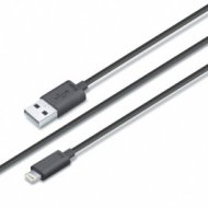 iLuv - prémium sync/töltő Lightning kábel (1,8m) - Fekete