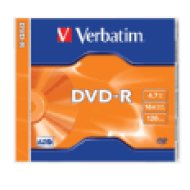 DVD-R lemez 4,7 GB 16x, normál tok AZO