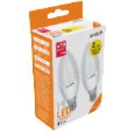 ABC14NW-6W-APTP LED Gyertya Twin Pack 6W E14 NW