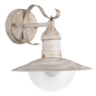 8681 Oslo kült fali E27 60W antik fehér IP44