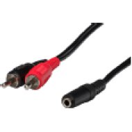 43254 2 x RCA - 1 x 3,5 mm Jack adapter