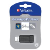 Pinstripe 64GB USB 2.0 pendrive fekete