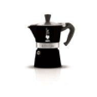 0004952 Moka Express kotyogós kávéfőző, fekete, 3 adag