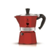 0004943 Moka Express kotyogós kávéfőző, piros, 6 adag