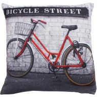 DÍSZPÁRNA BICYCLE 40X40CM NYOMTATOTT MINTÁVAL