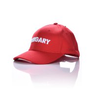 CURVED DRK HUNGARY STRAPBACK RED