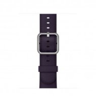 Apple - 38 mm-es szíj klasszikus csattal - Mély Padlizsán
