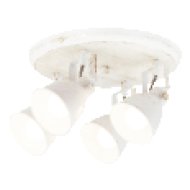 5969 Vivienne, indusztriális stílusú szpot lámpa E14 4x MAX 40W antik fehér