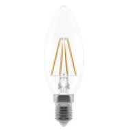 Z74210 LED Filament gyertya 4W E14, meleg fehér