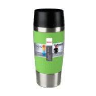 K3083114 TRAVEL MUG úti bögre 0.36L lime/ezüst