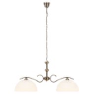 7139 AURELIA Függeszték E27 2X60W, bronz/fehér