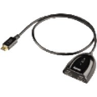 42553 HDMI közösítő, aranyozott, 2be-1ki