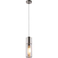 ANNIKA FÜGGESZTÉK E27 25W MATT NIKKEL/FÜSTSZÍNŰ ÜVEG 152,5CM