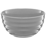 SALÁTÁS TÁL 14,5CM AM-WAVY VILÁGOS SZÜRKE KERÁMIA