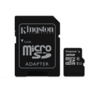 Kingston 32GB microSD Canvas CL10 memória kártya adapterrel