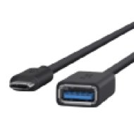 F2CU036BTBLK fekete USB to type-C átalakító