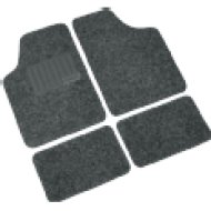 0125136 Pro-Fit6 autós szövet szőnyeg, 4db, fekete-szürke