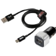 0138941 Szivargyújtós töltő 2400mA + 1 Micro USB kábel 100 cm