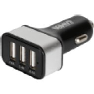 0138872 Szivargyújtós töltő 3x2400mA, USB