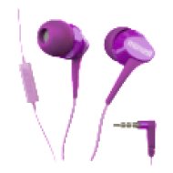303993.00.CN FUSION FLOWER EP Vezetékes fülhallgató mikrofonnal, pink-lila