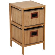 BAMBUSZ POLC 2 FIÓKKAL 34X62X36CM Outlet