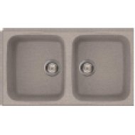 Master 450 G55 Grigio gránit mosogatótálca, 2 medence
