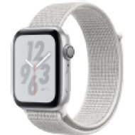Watch Series 4 44mm Nike+ ezüst alumínium tok fehér Nike sportpánttal (mu7h2hc/a)