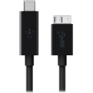 F2CU031bt1M-BLK USB 3.1 C- micro USB-B 3.0, 1m hosszú kábel, fekete