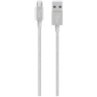 F2CU021bt04-SLV MIXIT UP Metallic Micro USB - USB kábel, 1.2m,ezüst