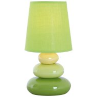 STONE ASZTALI LÁMPA E14 40W ZÖLD    ÁTM.: 16,5CM MAG.: 31CM