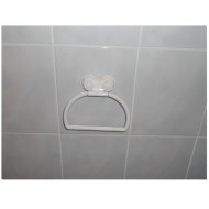 TÖRÖLKÖZŐ TARTÓ 180X150X35MM FEHÉR VÁKUUMOS