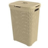 RATTAN HATÁSÚ SZENNYESTARTÓ 60L