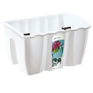 CROWN MŰA.BALKONLÁDA 39 CM KORLÁTRA ILLESZTHETŐ FEHÉR