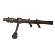 FA KARNIS SZETT 150CM EGYSOROS 28MM WENGE (RÚD,TARTÓ,GYŰRŰ,CSAVAR)