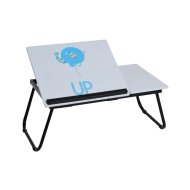 MASA LAPTOP ASZTAL, ELEFÁNT MINTA, FÉM VÁZ, MDF LAP, 26X35X60CM