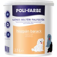 POLI-FARBE BELTÉRI FALFESTÉK 2,5L HISZPÁN BARACK