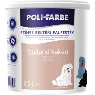 POLI-FARBE BELTÉRI FALFESTÉK 2,5L HOLLAND KAKAÓ