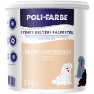 POLI-FARBE BELTÉRI FALFESTÉK 2,5L JAPÁN CSERESZNYE